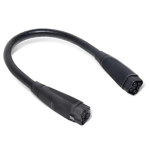 DELTA Pro-4-8 Doublehandle connec cable-Black-75cm